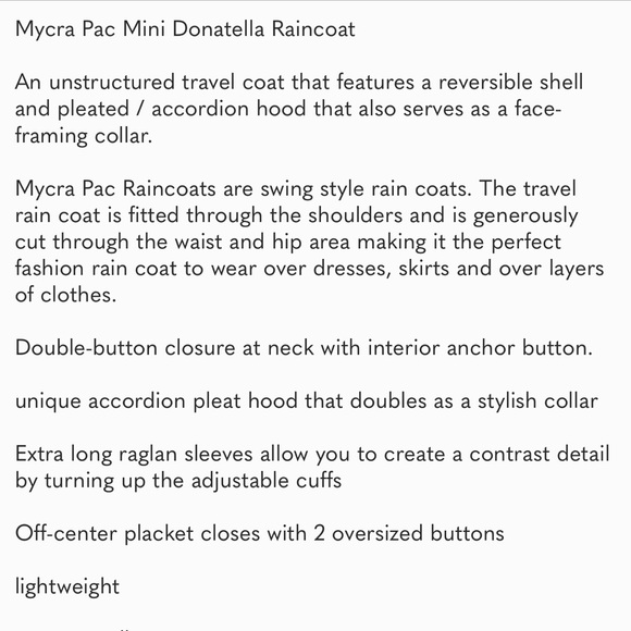 Mycra PAC reversible raincoat and bag - Picture 8 of 9